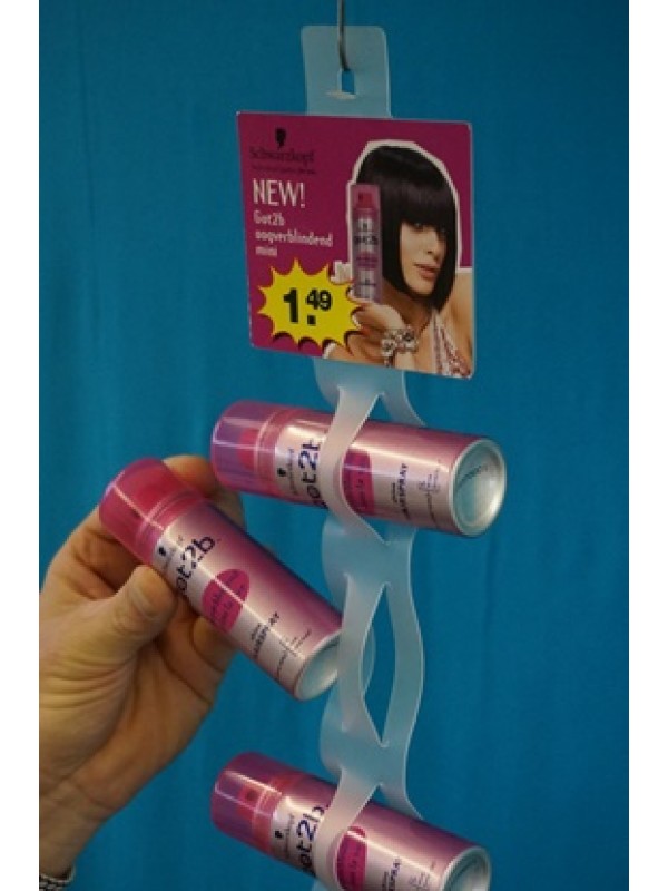 Clipstrip - 1031mm lengte - 12 Slots met kopkaart 100 x 85mm