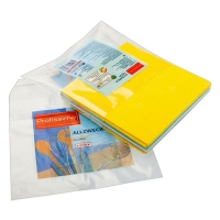 Polypropyleen zakken - 230 x 330mm met klep 60mm - Haak 100 Wit