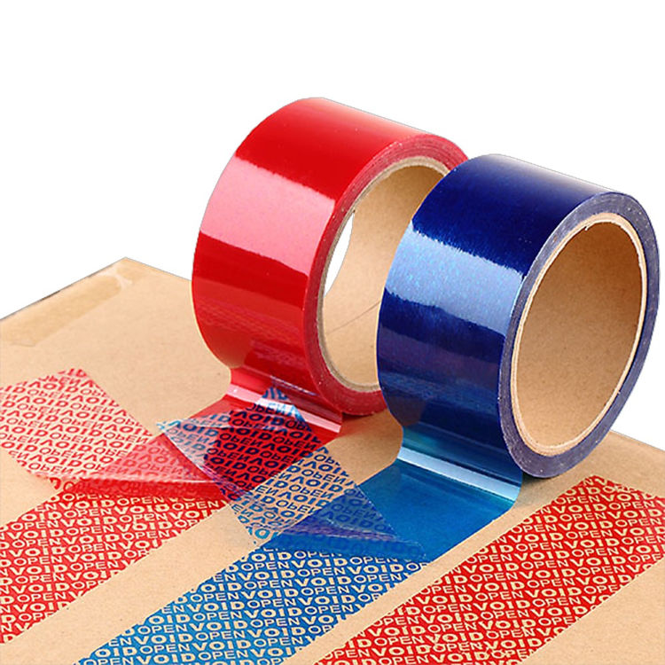 Security tape - 48 mm x 50 meter - Blauw