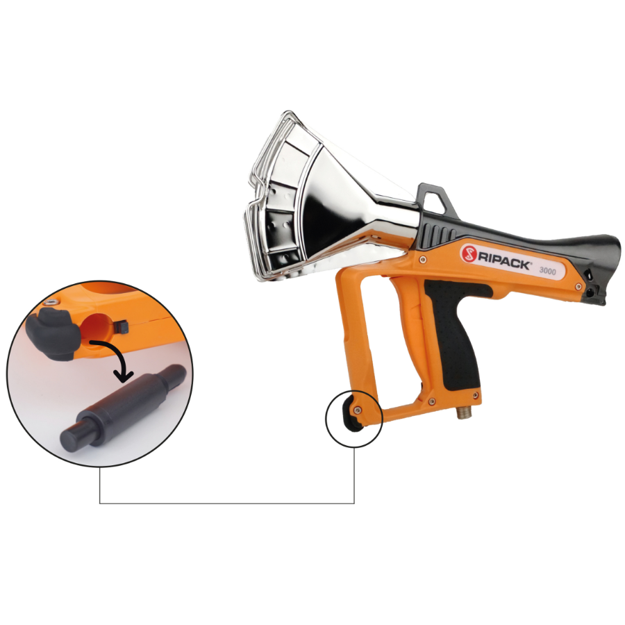 Krimppistool Ripack 3000 (45-80kW) incl. reserve ontsteker