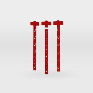 Clipstrip rood - 952mm lengte - 20 Clips met kopkaart 90 x 75mm Clipstrip rood - 952mm lengte - 20 Clips met kopkaart 90 x 75mm