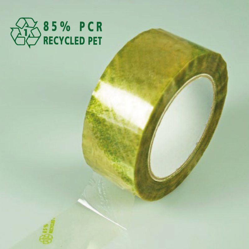 Gerecycled SQ-PET Tape - 45 mm x 132 mtr Gerecycled SQ-PET Tape - 45 mm x 132 mtr