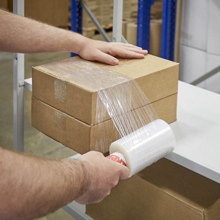 Stretchfolie dispenser - chroom