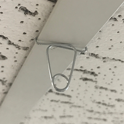 Systeemplafondklem - Kunststof - 22 x 20mm