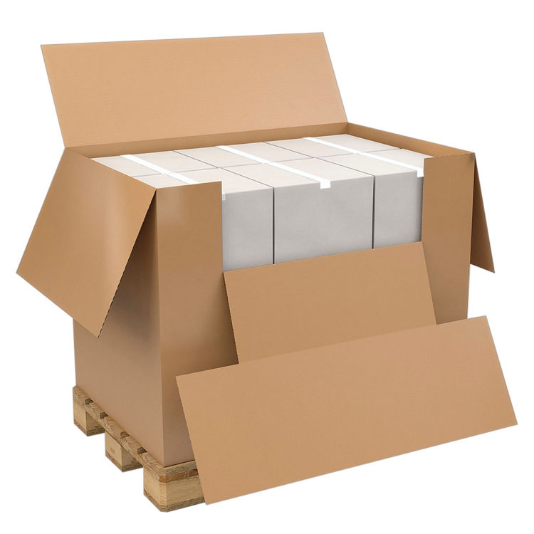 1200 x 800 x 800 mm- dubbelgolf - bruin