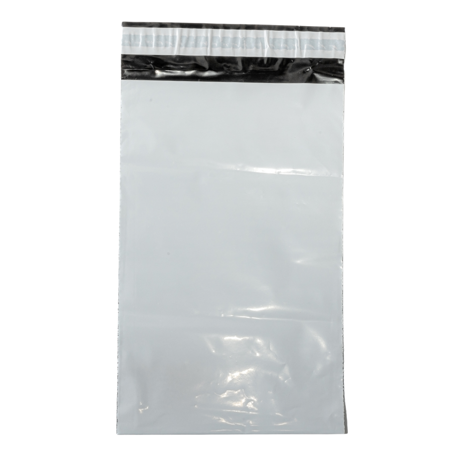 Coex verzendzak gerecycled plastic - 240x325 mm + klep 50 mm