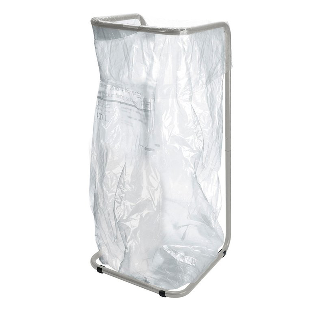 Afvalzak 400 liter - 700/300 (2x150) x 2000 mm - MDPE 30 my - Transparant