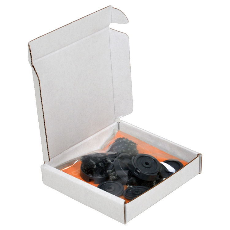 Brievenbus doos K1 - 100 x 100 x 020 mm - wit /wit