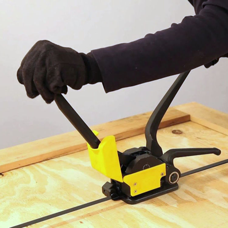 Staalband AW / OW / Rollen - 12,7 x 0,50 mm zink gelakt