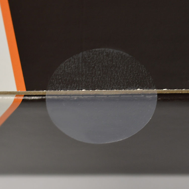 Sluitstickers 20mm - Permanent - Transparant - Geperforeerd