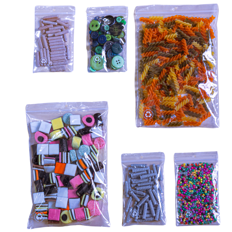 Gripzakjes 0,05x40x60 mm transparant Recycled